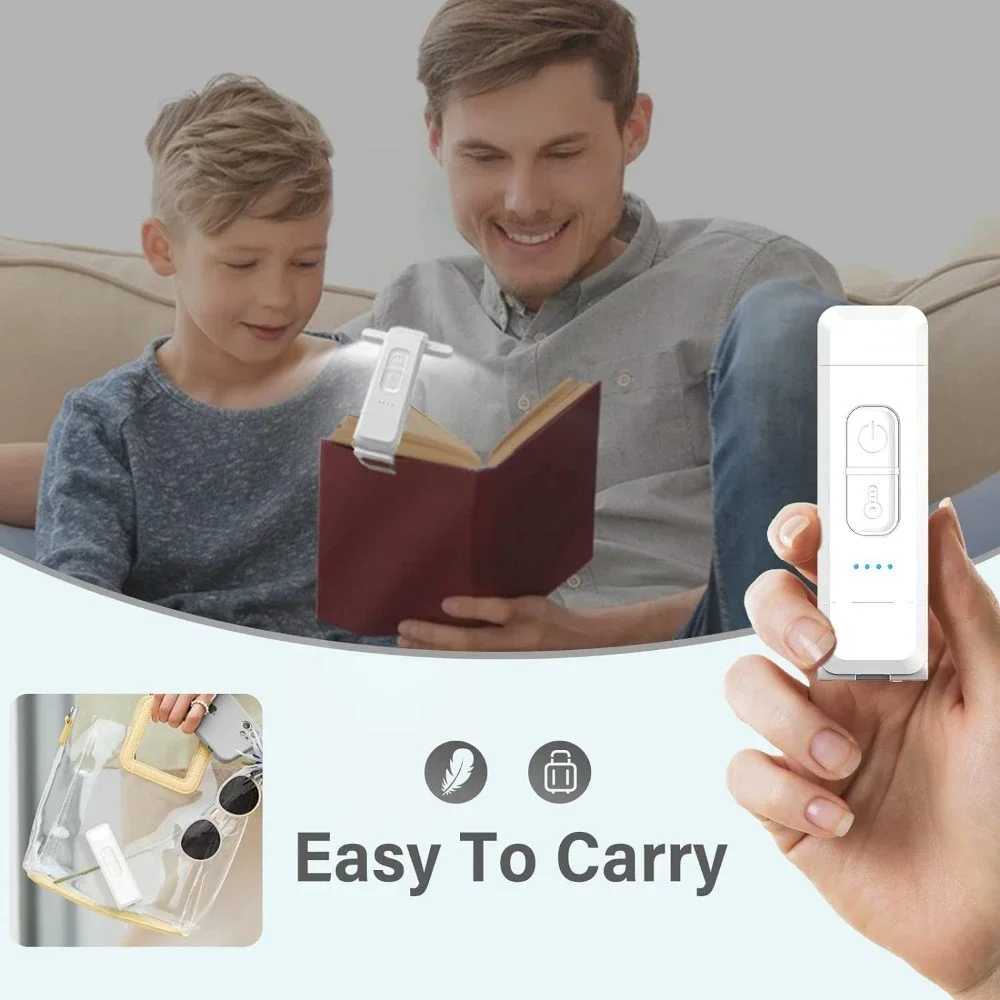 Reading Light USB Rechargeable Book Light for Reading At Night in BedLED Clip on Portable Bookmark Light for Reading in Bed C2509181