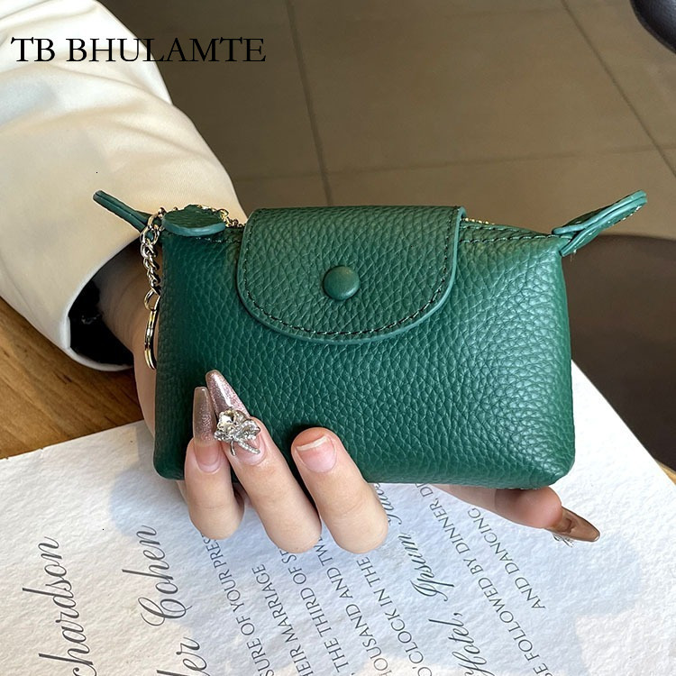 TB BHULAMTE Free Shipping Designer Women's Mini Wallet Compact, Exquisite, Luxury Zipper Coin Bag Trendy Card Bag Keychain