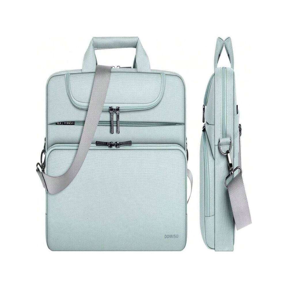 17 Inculti-Functional Laptop Sleeve Business Briefcase Waterproof Messenger Shoulder Bag Compatible With 17"-17.3" Notebooks///HP/MSI/ASUS, 