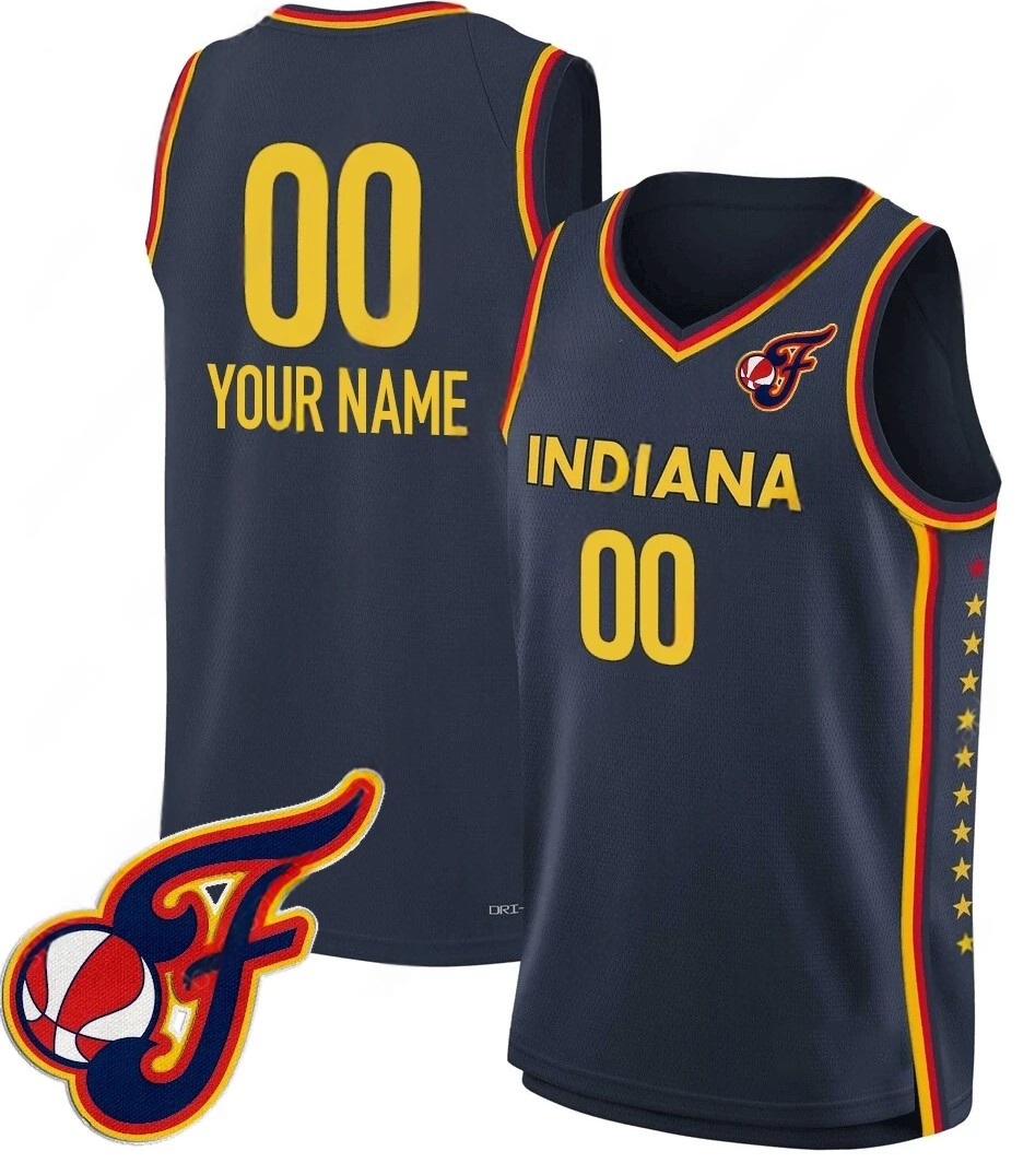 Indiana Fever 22 Clark Basketball Jersey Bonner Colson Cunningham Dantas Howard Mitchell Hull Timpson Turner Embroidery Custom