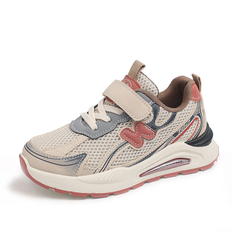 Kid's Shoes 2025 New Kids Shoes Boys Girls Sports Sneakers Breathable Mesh Lightweight Dad Shoes Casual Athletic Walking Shoes for Children Free 