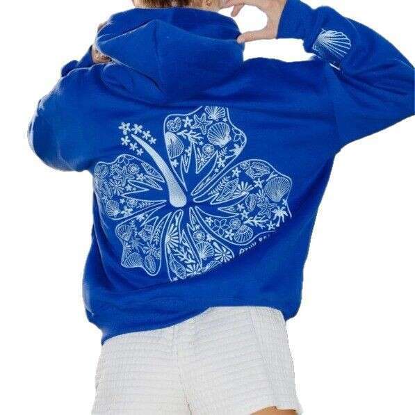 2025 New Version European Size Women's Drop Shoulder Sleeve Ribbed Hoodie Printed