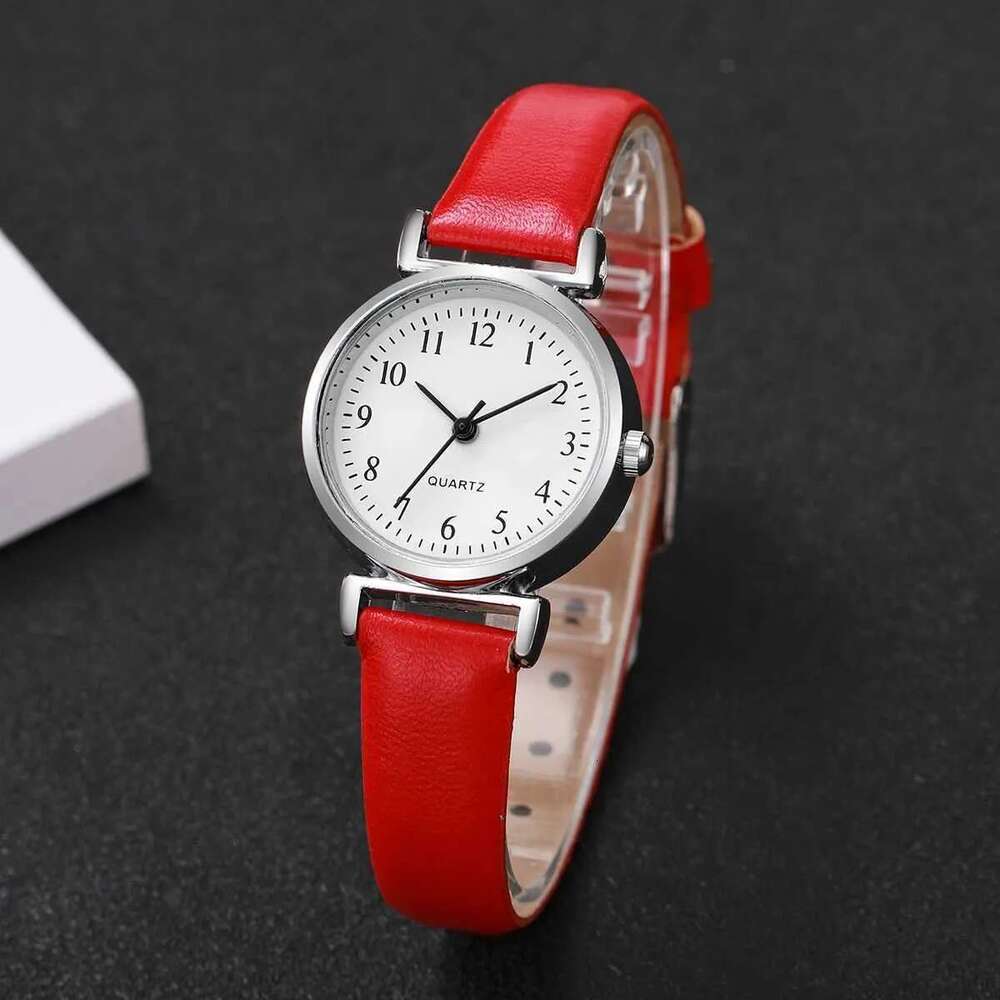 Simple Fashion Digital Exam Belt Quartz Student Women's Watch