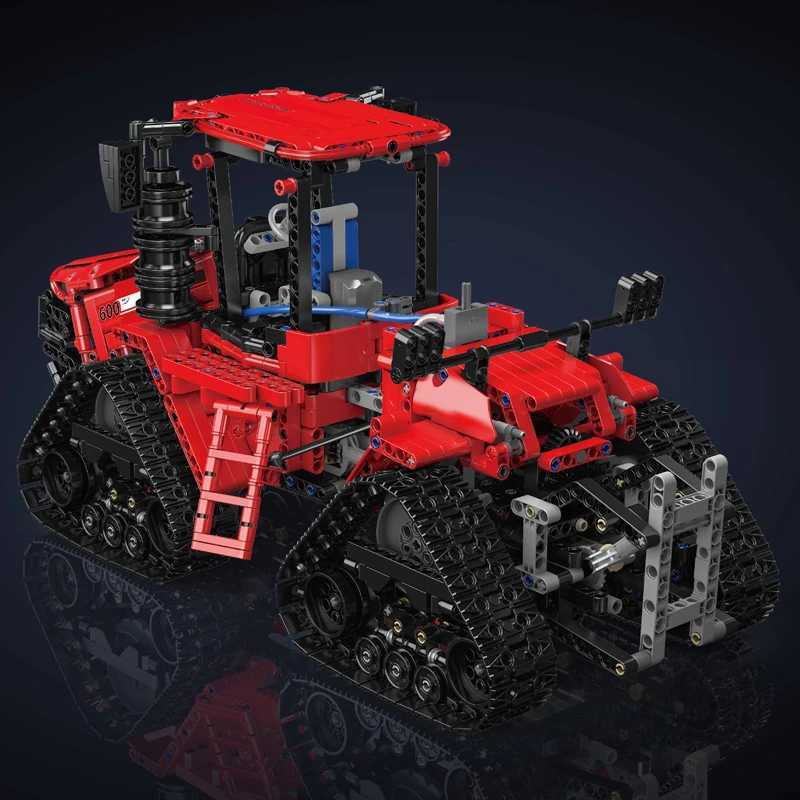 Mould King 18020 Technical Car Toys The APP RC MOC35270 Pneumatic Crawler Tractor Building Block Brick Kids Christmas GiftZ250918