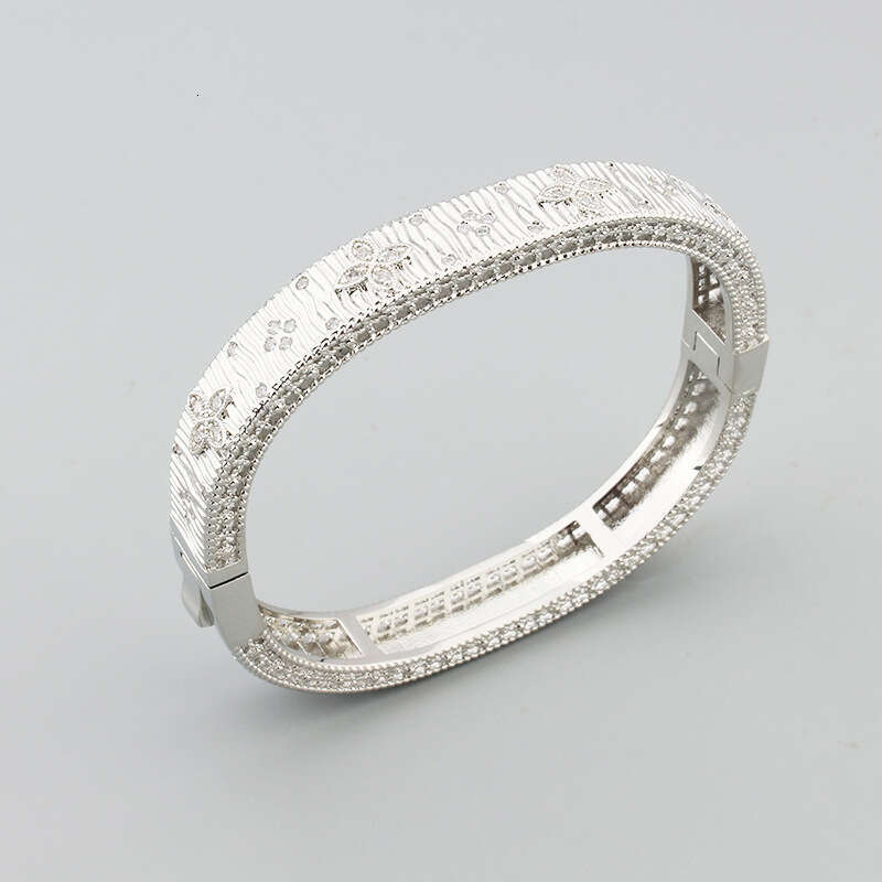 Artistic Palace Brushed Bracelet and Ring Set Small Personalized Women's Jewelry ddmypluto