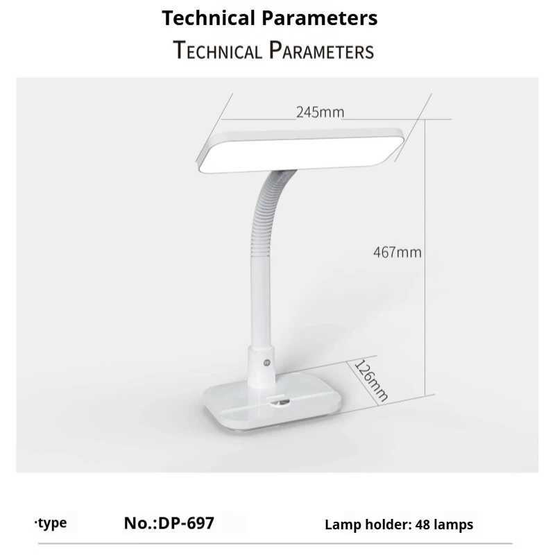 LED study Lamp Eye protection Table Lamp USB Rechargable Desk Lamp 3mode touch bedside lamp light C250918
