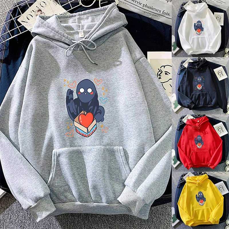 Autumn Women Hoodie Harajuku Pullover Kawaii Casual Hoodies Tops ONeck Cartoon Print Hooded Sweatshirts Long Sleeve ClothingZ250918