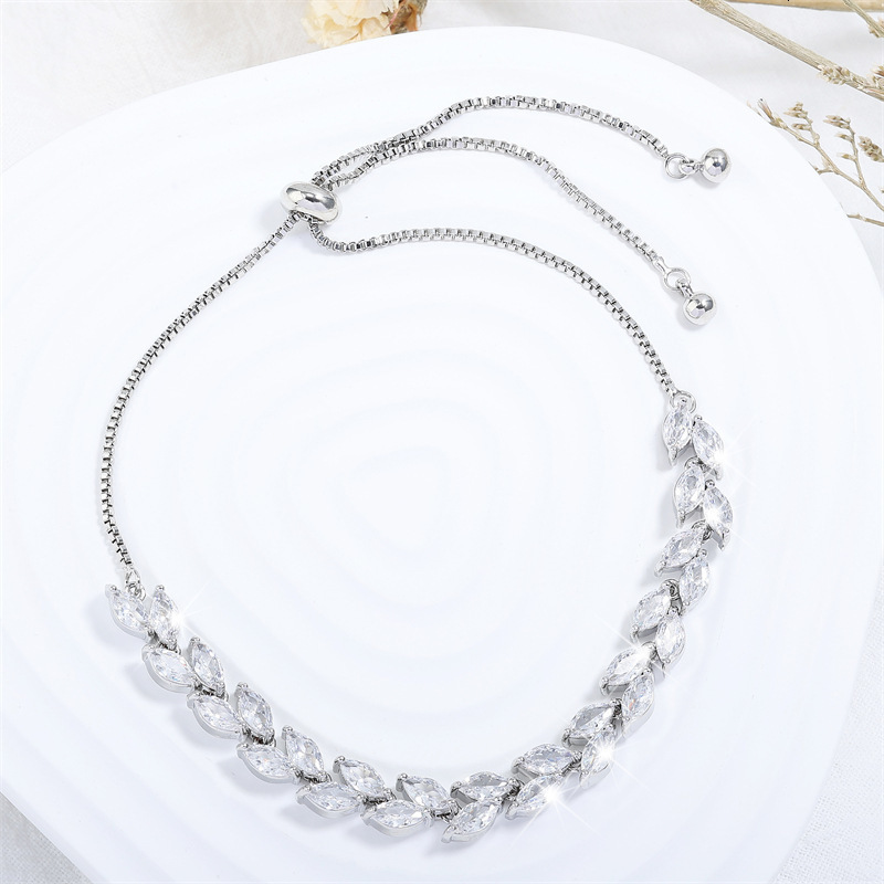 Uilz Exquisite Shiny Pink Black Zircon Decor Bracelets For Women Men Hip Hop Tennis Chain Fashion Party Jewelry Wholesale 250610
