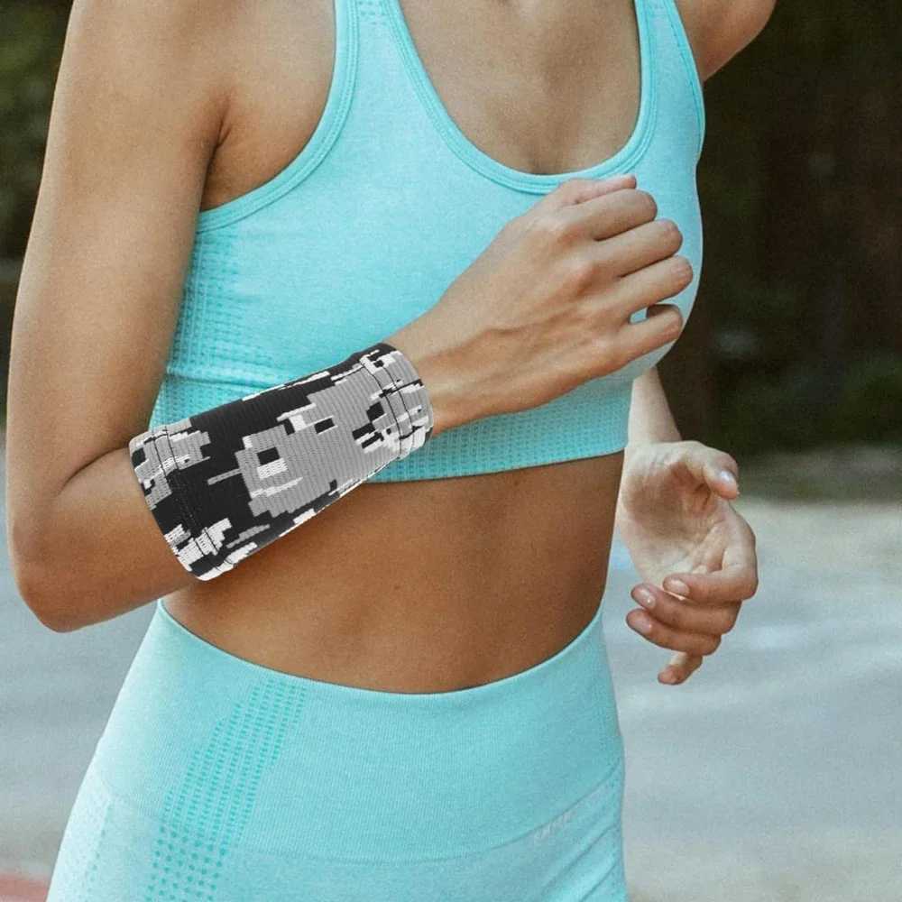 1Pc Compression Wrist Brace Sleeve Compression Wrist Supports Wrist Wraps Elastic Wristbands for Men and Women TennisTendonitis J251211