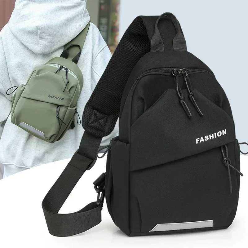 Unisex Stylish Nylon Crossbody Bag Fashionable Chest Pack Shoulder Bag for Everyday Use Z250918
