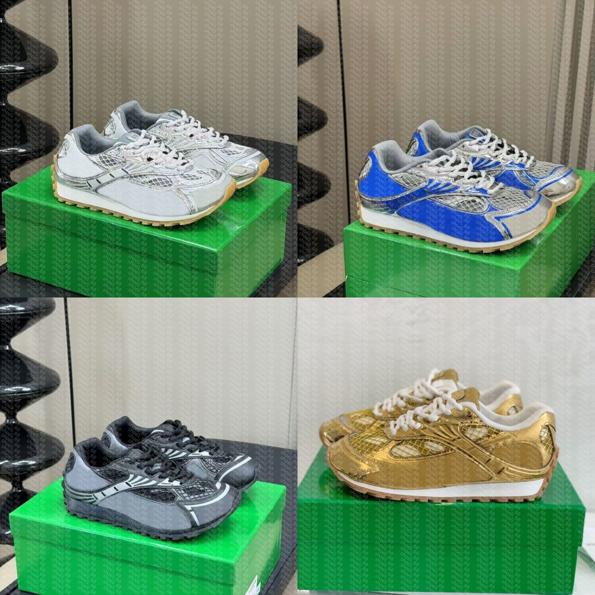 Casual shoe sneakers womens designer shoes men orbit sneaker out of offices sneakers luxury trainers running shoes Lace Up Low Shoes Stylish Unique Fishnet Upper