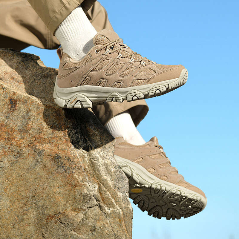 2025 Four Seasons New Sports Outdoor Men and Women, Breathable Mesh Hiking Couples, Non-Slip Trail Running Climbing Trekking Shoes for Women