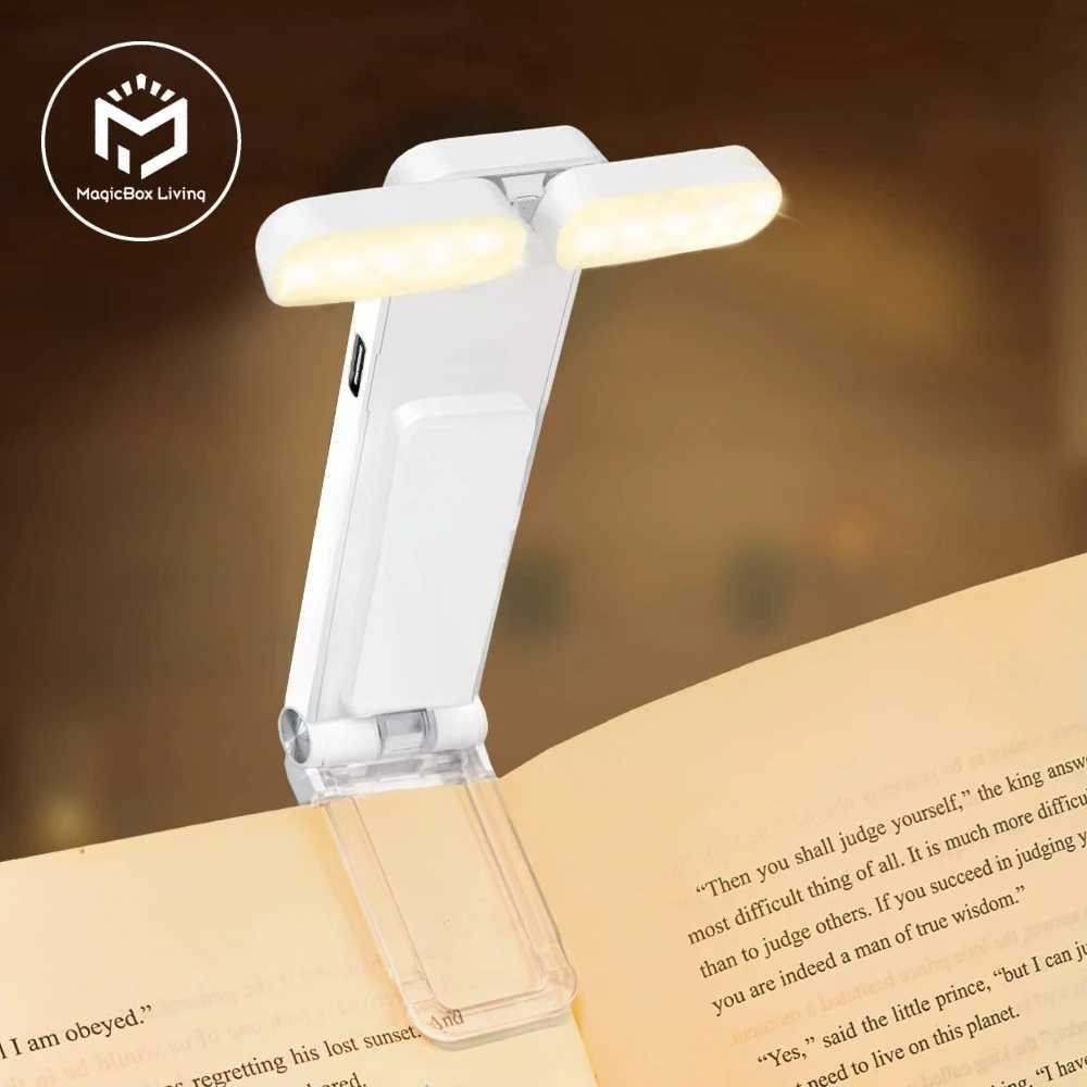 Reading Light USB Rechargeable Book Light for Reading At Night in BedLED Clip on Portable Bookmark Light for Reading in Bed C2509181