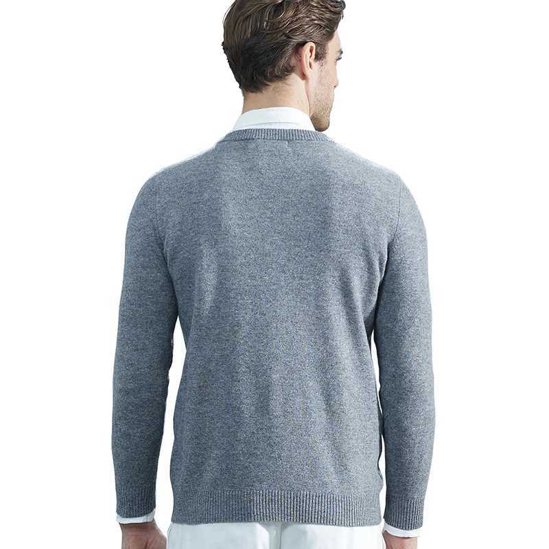 Men Knitted Sweaters Cashmere Sweater 100 Merino Wool ONeck LongSleeve Thick Pullover Man Winter Autumn Male Jumpers ClothingZ250918
