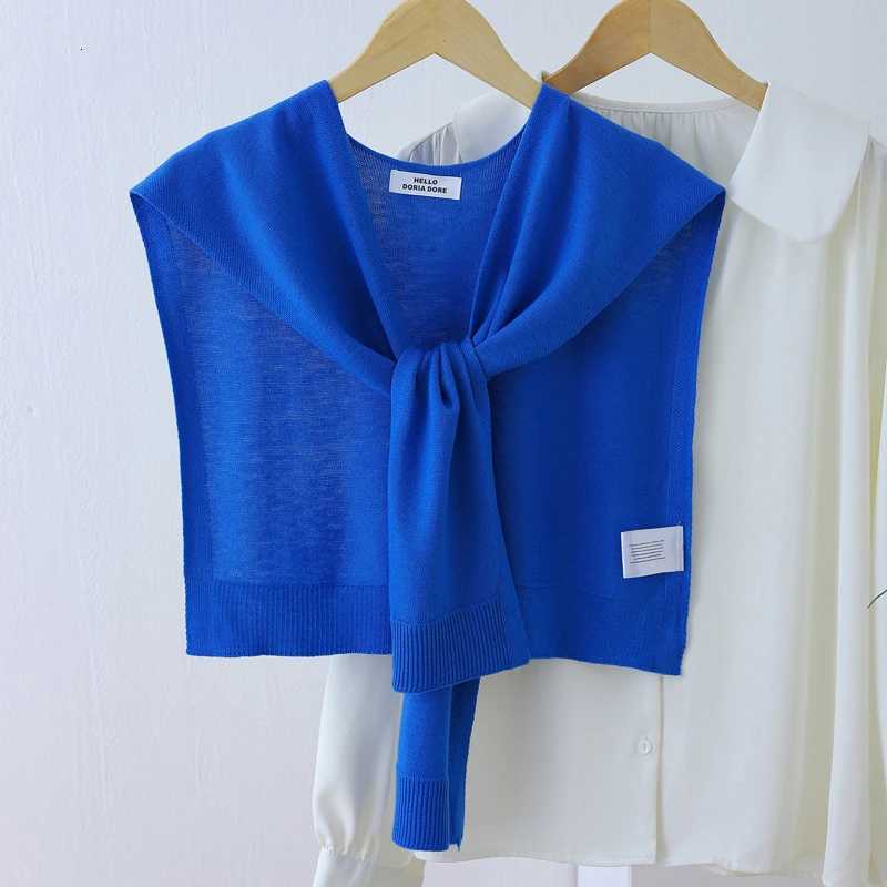 Thin Knitted Woolen Scarf Wens Pure Color Spring Summer Autumn Winter Ne Protection Skirt irt ar Lightweight Wr Y250918