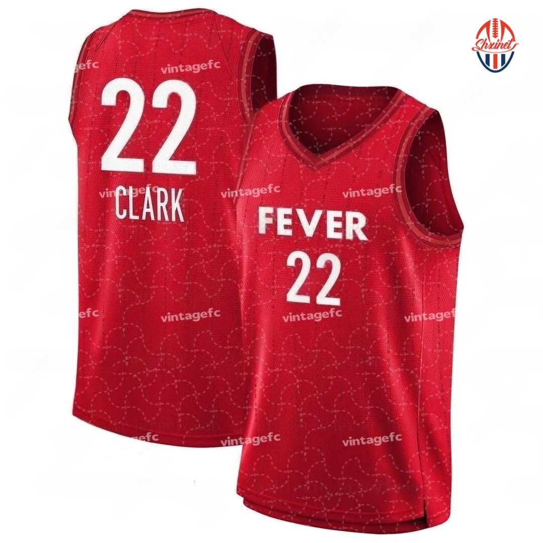 Indiana Fever 22 Clark Basketball Jersey Bonner Colson Cunningham Dantas Howard Mitchell Hull Timpson Turner Embroidery Custom Bonner25
