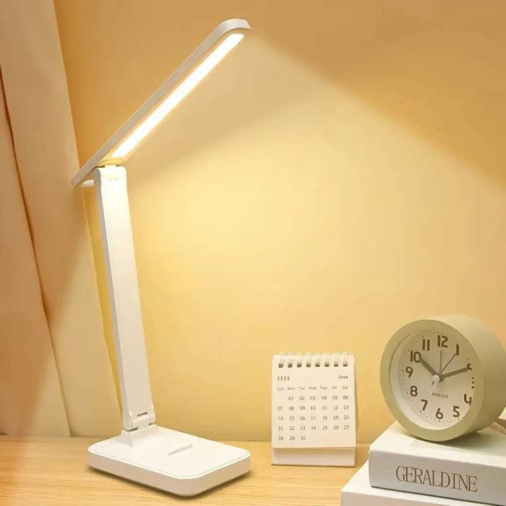 LED desk lamp eye protection touch dimmable LED reading lamp student dormitory bedroom reading USB plugin study office desk lam C250918