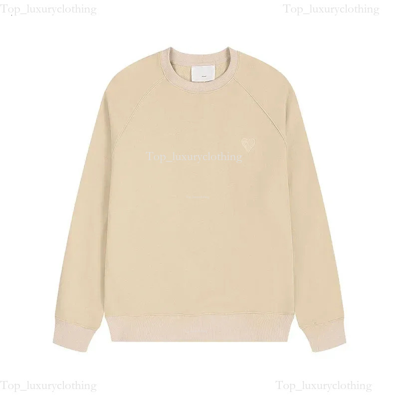 Amily Hoodies Mens Paris Hoodies Retro Fashion Sweatshirt Autumn Winter Cotton Sleeved Casual Pullover Couple Crewneck Designer Clothes Trend Amily Sweater 902