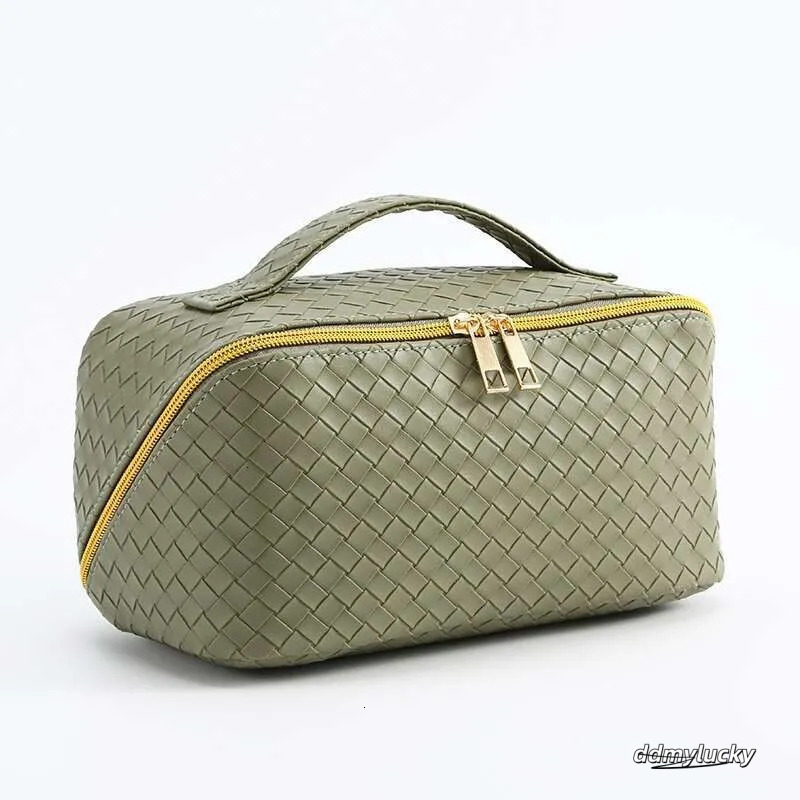 Large Capacity Woven Makeup Portable Handheld Toiletry Travel Storage Multifunctional Waterproof Bag Ddmylucky