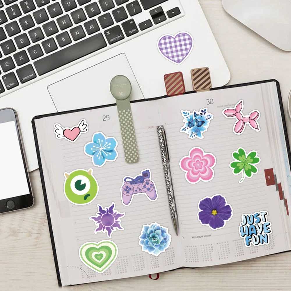 60120240pcs Fresh Pastel Retro Stickers For Suitcase Skateboard Laptop Luggage Phone Car Styling DIY Decal Pegatinas C250918