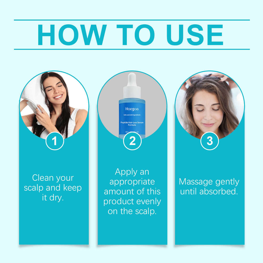 HOEGOA Moisturizing Nourishing Scalp Strengthening Smooth Shiny Hair Care Serum