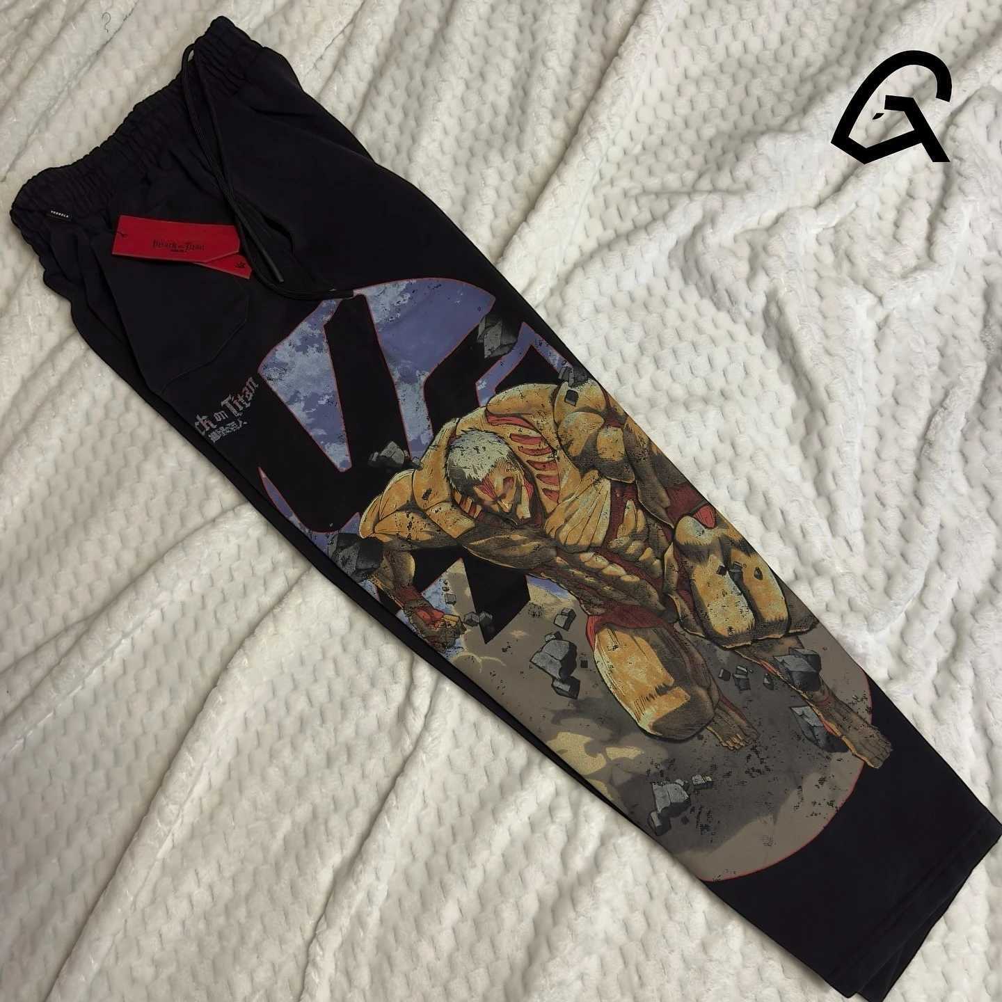 Hip Hop Attack on Titan Pants Men Baggy Popular Trouser Wide Leg Harajuku New Y2k Strtwear Casual Vintage Joggers Men Clothing X250918