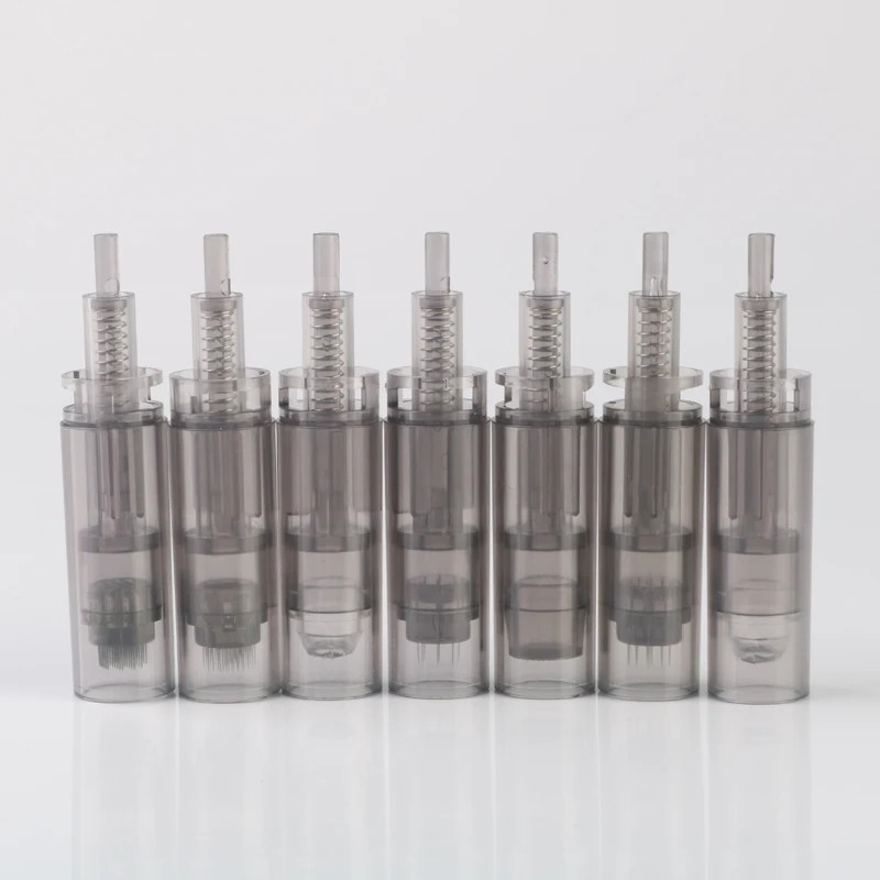 derma A7 needle 100 Pcs dr pen A7 cartridges 9pin 12pin 24pin 36pin 42pin 3D Round Nano Dermapen Bayonet Needles Micro Skin Needling MTS Replacement P