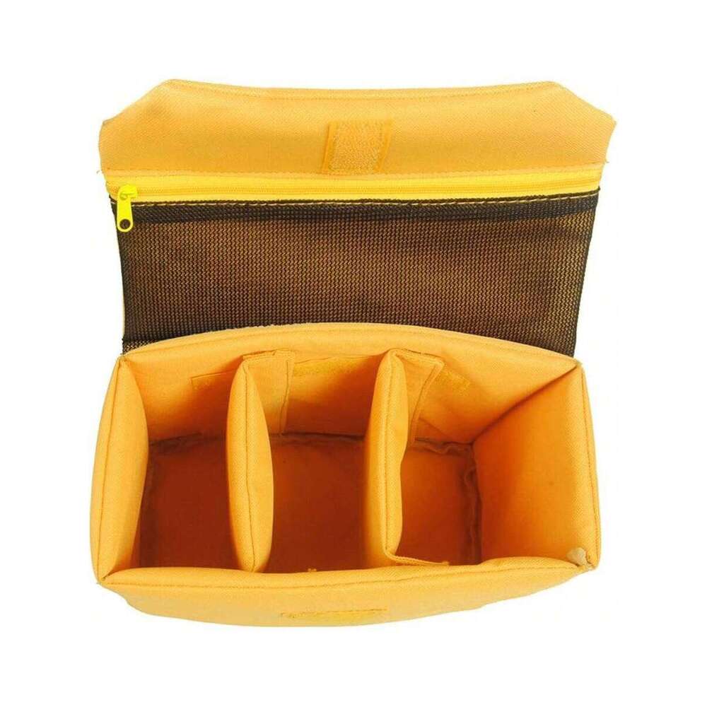 Men's Lightweight Vintage Waterproof Canvas DSLR SLR Shockproof Camera Shoulder Messenger Sling Bag