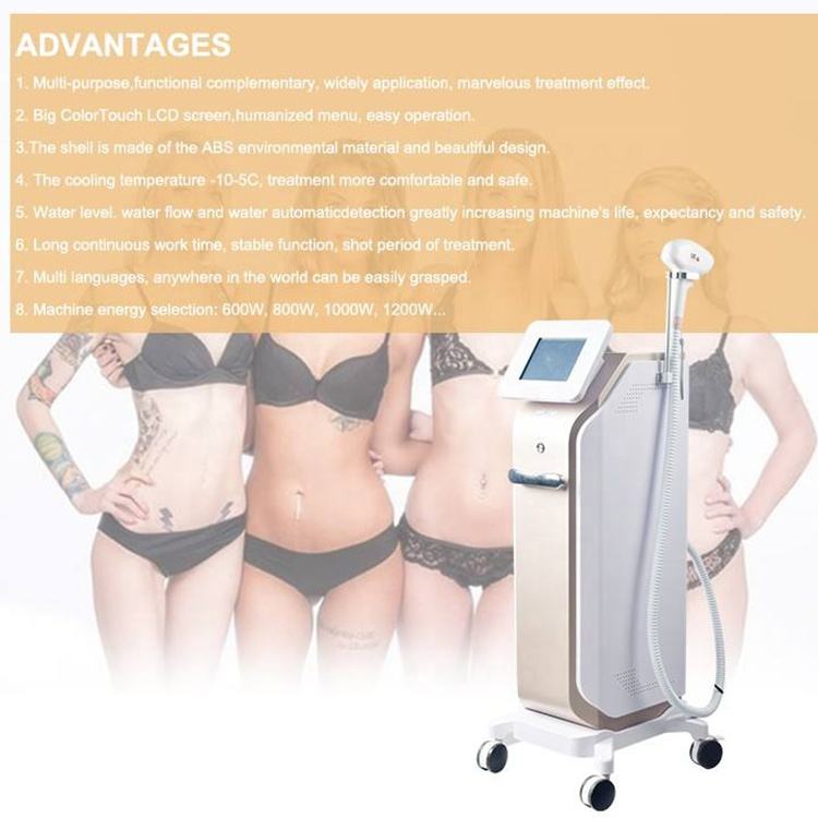 Professional diode laser hair removal laser 755 808 1064mm hair remove machine price 2 in 1 Q Switch ND Yag Laser 808 Diode Laser Tattoo Removal Devic