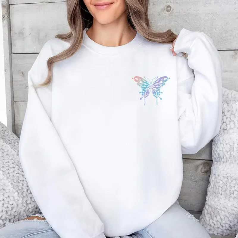 Womens Sweatshirts Fashion Printing O Neck Tops Casual Daily Outdoors Sports Jogging Pullover Street Long Sleeves Woman ClothingZ250918