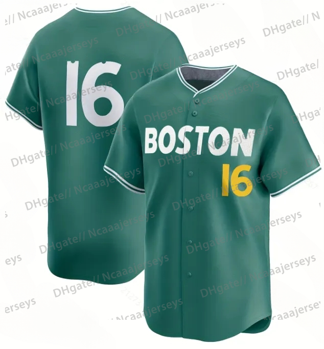 2 Bregman Duran 2025 Green Jerseys Devers Chapman Story Custom Name And Number Stitched