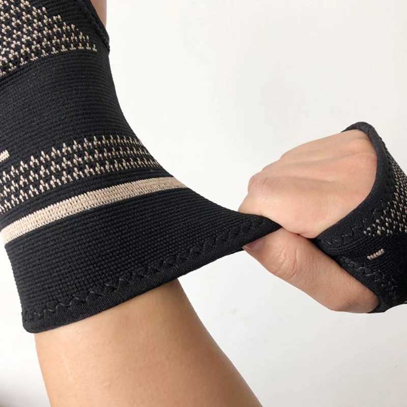 Copper Wrist Support Professional Wristband Sports Compression Gloves Wrist Guard Arthritis Gloves Elastic Palm Brace Sleeve J251211
