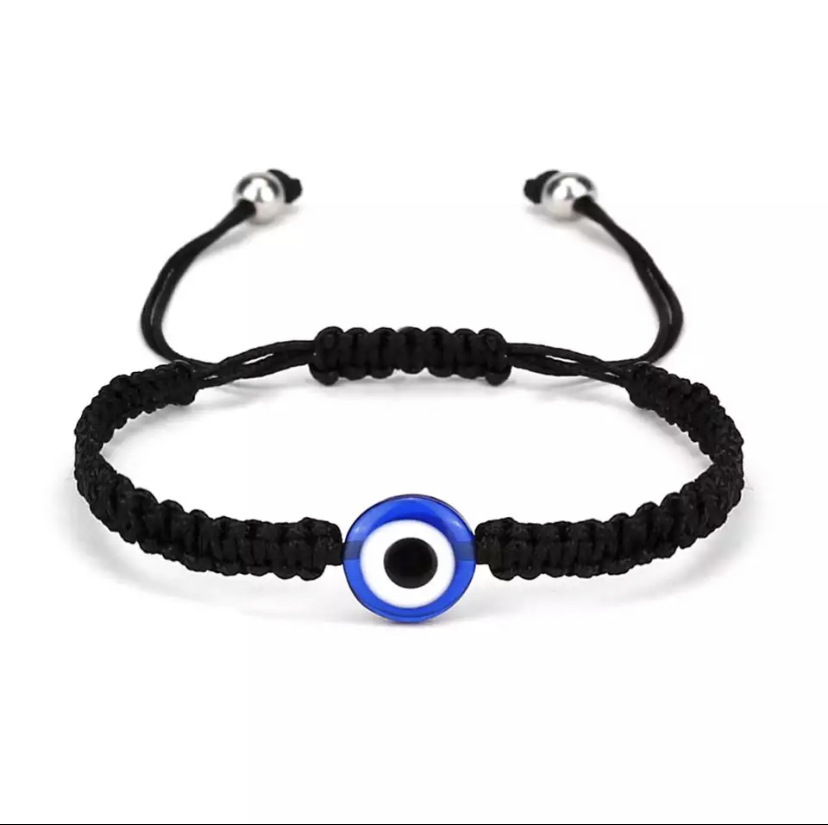 Evil Eye Bracelet Blue Eyes Red Rope Handmade Protection Good Luck Adjustable Talisman Bracelet Suitable for Men and Women Adult Bracelet