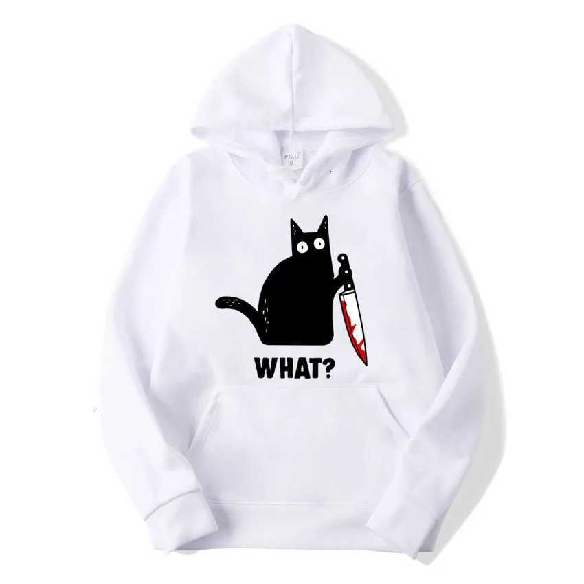 CAT WHAT Oversized Hoodies for Women Clothes Pink Harajuku Print Funny Hip Hop Sweatshirt Clothing Streetwear HoodiesZ250918