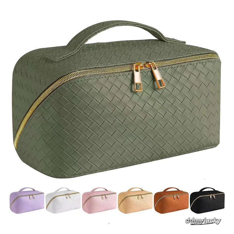 Large Capacity Woven Makeup Portable Handheld Toiletry Travel Storage Multifunctional Waterproof Bag Ddmylucky
