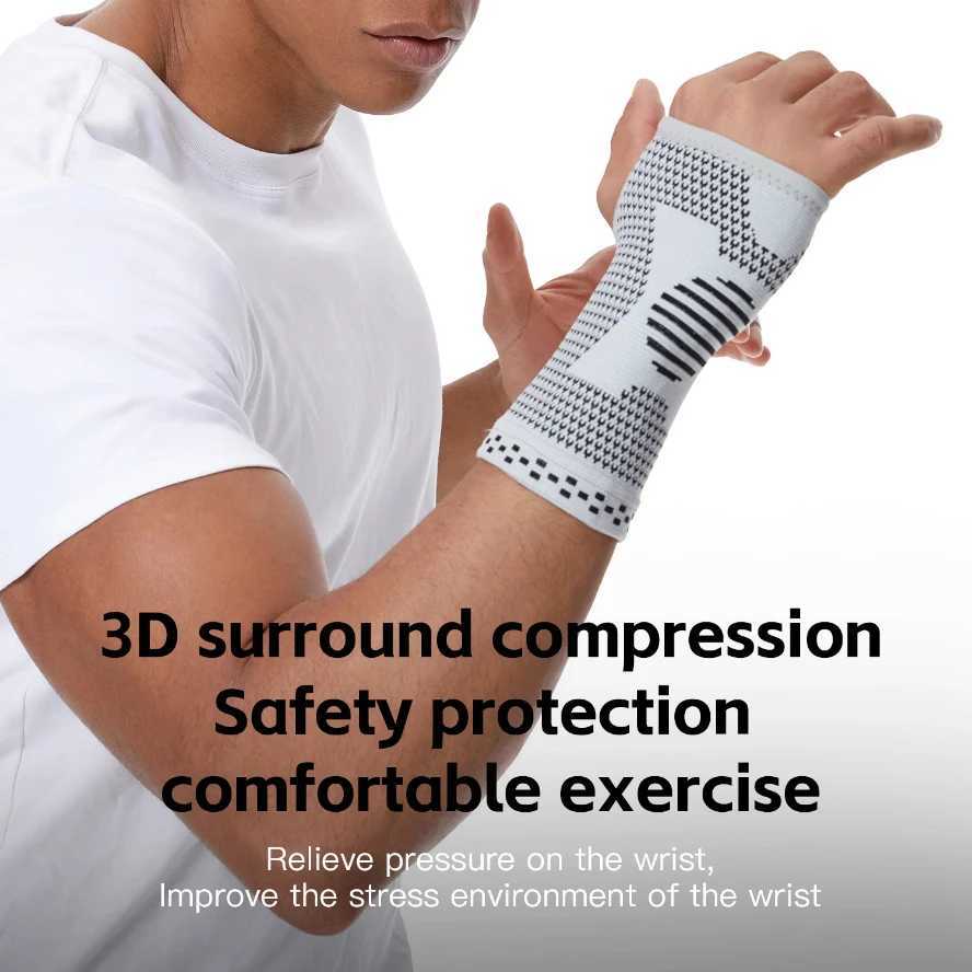 Gym Sports Wristband Wrist Protector Palm Guard Wrist Support Adjustable Wrist Brace Strap Compression Gloves for Carpal Tunnel J251211