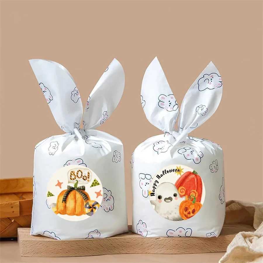 500pcsroll Halloween Food Packaging Label Stickers Cartoon Diy Cute Stickers Baking Packaging Selfadhesive Decorative Stickers C250918