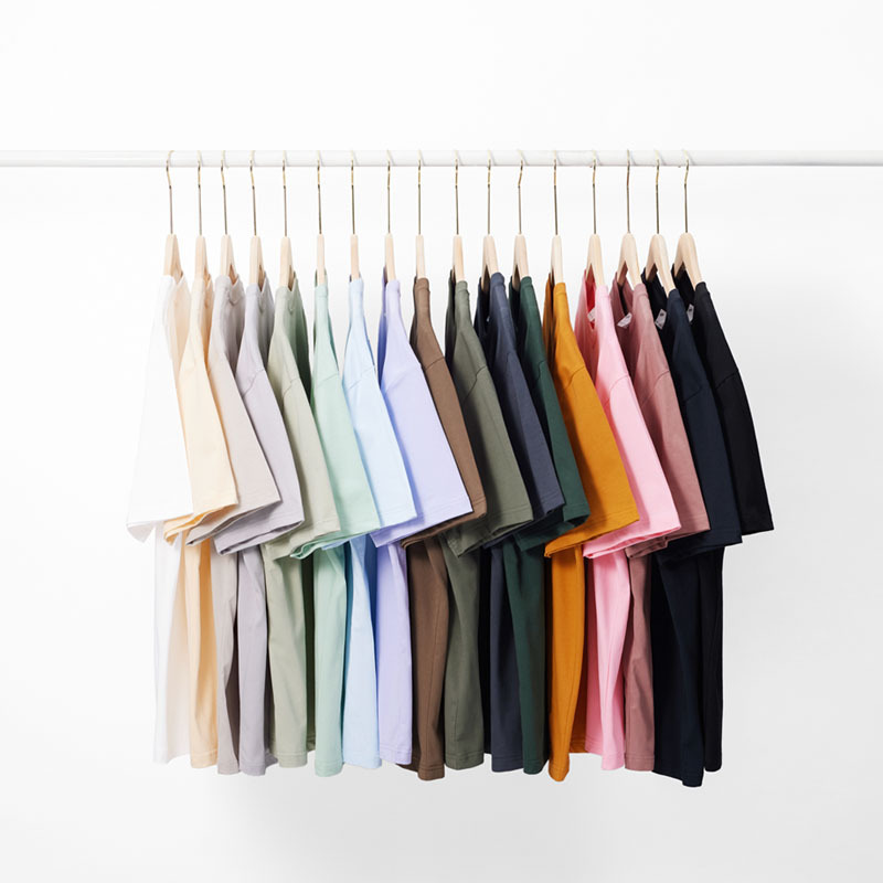 240g Heavyweight American Vintage Short-Sleeve T-Shirt: Solid Color, Minimalist, Summer Cotton Crew Neck, Unisex Layering Top-10D