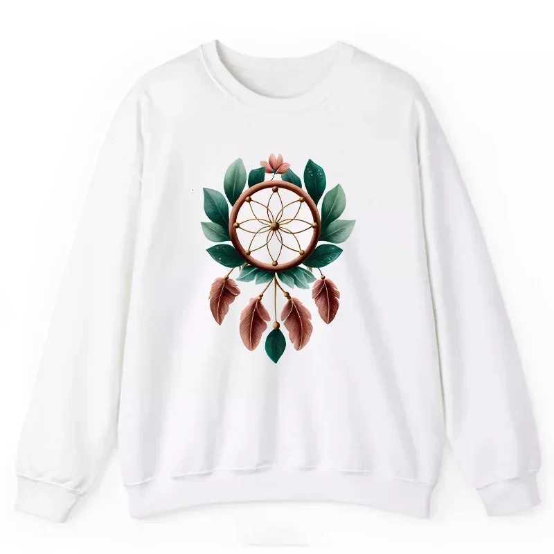 2025 Womens Sweatshirts Retro Print Casual O Neck Tops Outdoors Sports Jogging Pullover Street Long Sleeves Women ClothingZ250918