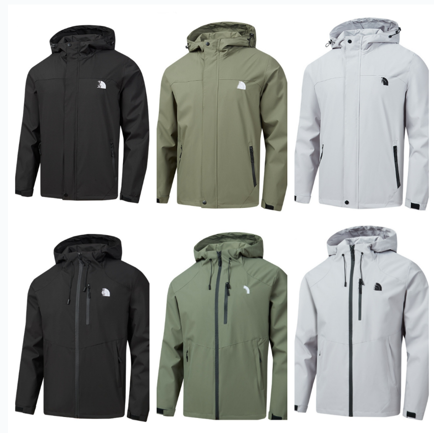 Designer Jackets Men's Casual Jackets sporty Hooded Jacket Outdoor Mountaineering suit Windproof waterproof Coat Men classics Windbreaker N91815