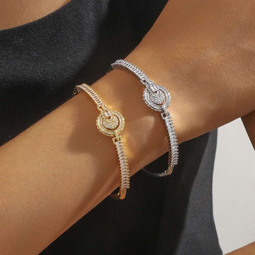 Premium Heart 3A Zircon New High-End Full Dia Fashion Women's Jewelry Bracelet ddmypluto