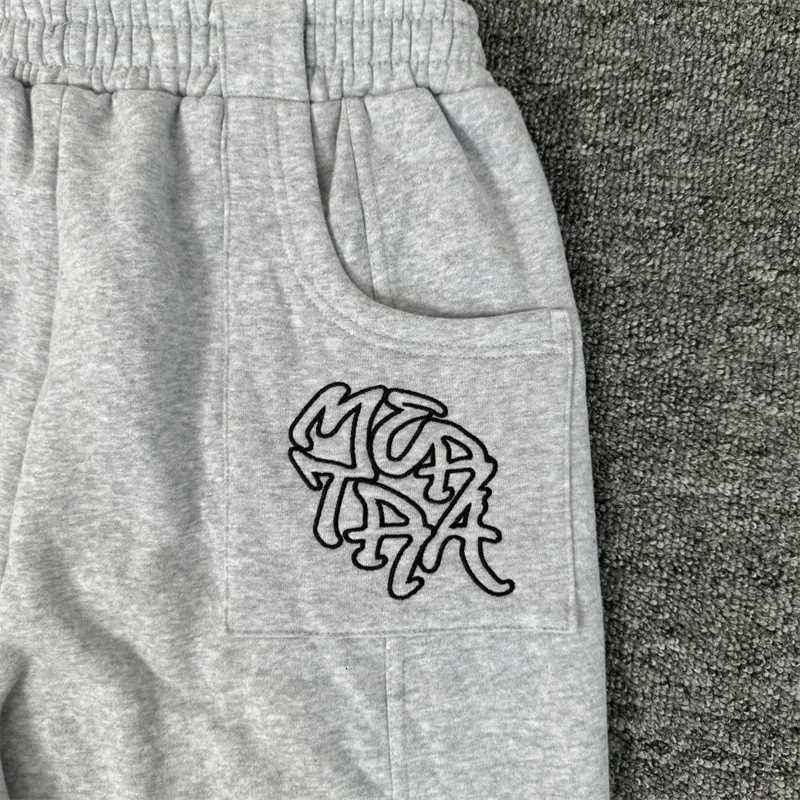 Oversized Mertra Jogger Drawstring Sweatpants Men Women 11 High Quality Embroidery Grey Pants X250918