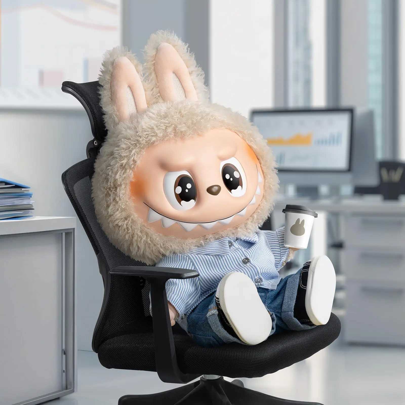100 Authentic THE MONSTERS FLIP WITH ME 40cm Labubu Doll 1pc J250918