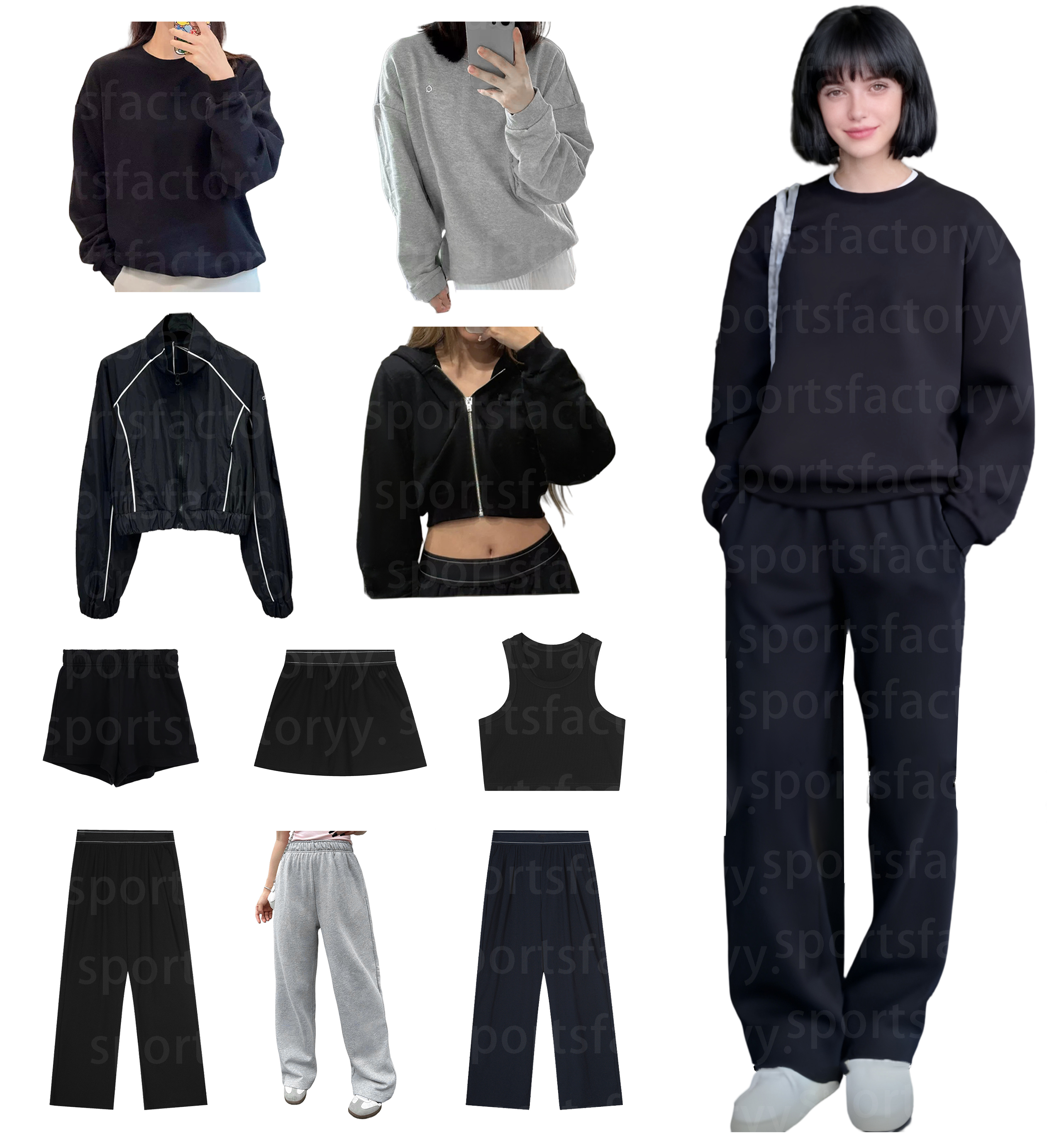 Women Clothes Set Round Neck Tops Pants Sexy Tank Tops Shorts More Coordinated Sets Perfect for Photos Autumn and Winter Travel Camping alosetlies Women Clothes