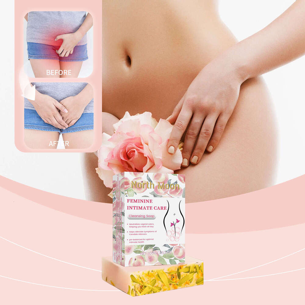 North Moon Women's Gentle Moisturizing Cleansing Odor Refreshing Body Skin Care Soap
