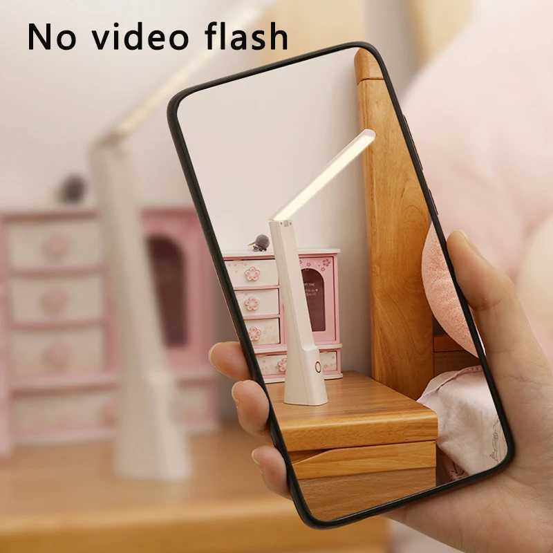 Foldable Led Desk Lamp Touch Dimmable For Smart Home Bedroom Night Light Student Reading USB Rechargeable Eye Protection Light C250918