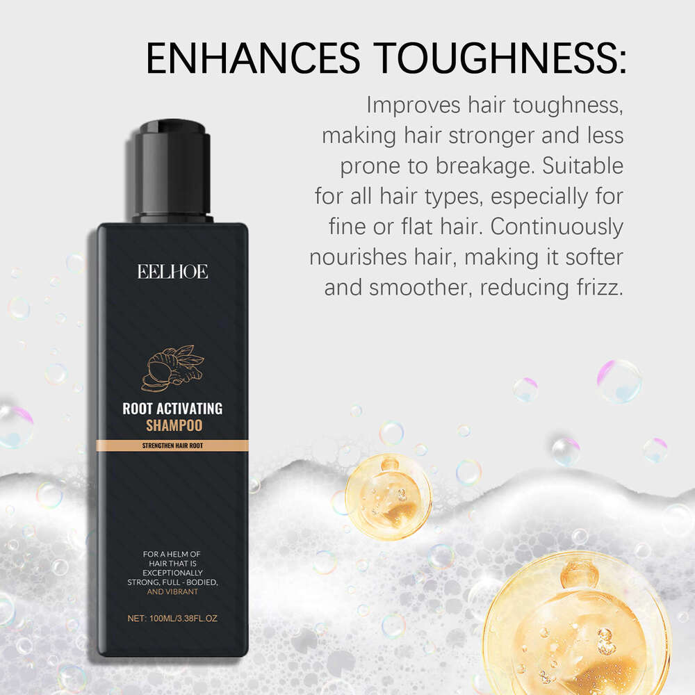 EELHOE Shampoo Soft Smooth Nourishing Scalp Oil Control Refreshing Volumizing Improves Dry Frizzy Strong Hair Care
