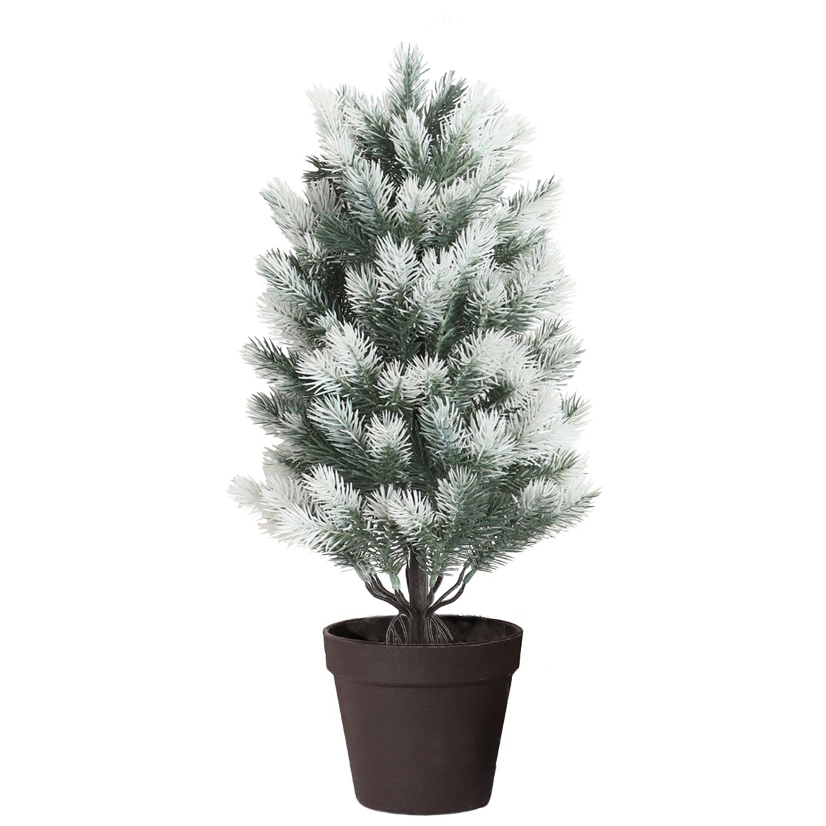 2025 Simulation Christmas Tree Planting Artificial Flowers Simulation Green Planting Potted Christmas Decoration Outdoor Photography Props Decoration
