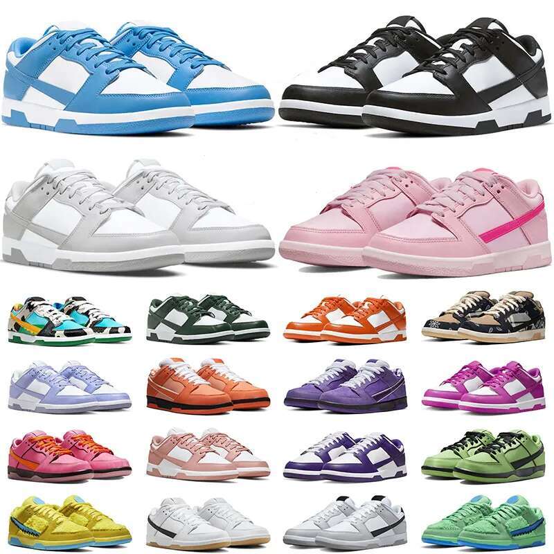 Designer Shoes Casual Sneaker With Box for Men Women Panda Black White Gum Olive Grey Fog Brown Triple Pink GAI Outdoor Mens Trainers Sneakers