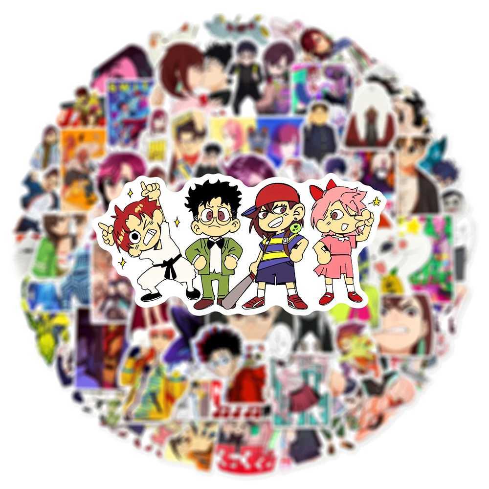 60PCS DAN DA DAN Cartoon Anime Stickers DIY Decoration PVC Waterproof Skateboard Notebook Graffiti Toys C250918